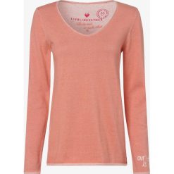 Lieblingsstück - Sweter damski, pomarańczowy. Pomarańczowe swetry damskie Lieblingsstück, z haftami, z dzianiny, bez rękawów, bez kaptura. Za 349,95 zł.