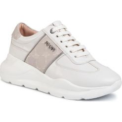 Sneakersy JOOP! - Hanna 4140004942 Light Gray 801. Białe półbuty damskie JOOP!, na co dzień, bez wzorów, ze skóry ekologicznej, bez obcasa, na płaskiej podeszwie, bez zapięcia. Za 749,00 zł.
