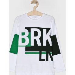Name it - Longsleeve dziecięcy 122-164 cm. Białe t-shirty chłopięce marki Name it, z nadrukiem, z elastanu, z długim rękawem. Za 69,90 zł.