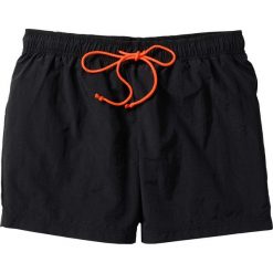 Szorty plażowe bonprix czarny. Czarne spodenki i szorty męskie bonprix, s, w paski. Za 37,99 zł.