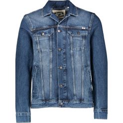 Kurtka dżinsowa "New York" w kolorze niebieskim. Niebieskie płaszcze męskie Mustang, s, bez wzorów, z bawełny, bez kaptura. W wyprzedaży za 197,95 zł.