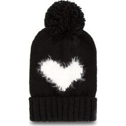 Czapka TWINSET - Cuffia AA8P5B Bic.Neve/Nero 02866. Czarne czapki zimowe damskie marki Twinset, z materiału. Za 189,00 zł.