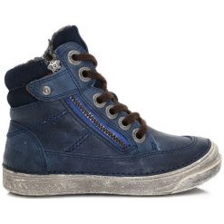 D-D-Step Chłopięce Botki 26 Niebieski. Niebieskie buty chłopięce zimowe marki D-D-Step, z futra. Za 199,00 zł.