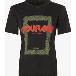 ONLY - T-shirt damski – Onltilde, czarny. Czarne t-shirty damskie ONLY, l, bez wzorów, bez kołnierzyka. Za 79,95 zł.