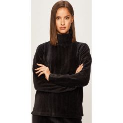 Vero Moda - Sweter. Czarne golfy damskie Vero Moda, s, bez wzorów, z elastanu, bez rękawów. W wyprzedaży za 89,90 zł.