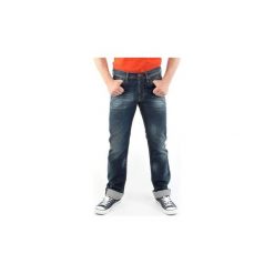 Jeansy straight leg Guess Spodnie Męskie 14078 D0EL0 Ventura. Niebieskie jeansy męskie Guess, m, z aplikacjami. Za 179,70 zł.