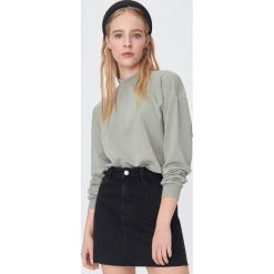 Bluza z półgolfem - Zielony. Zielone bluzy damskie Sinsay, s, bez wzorów, bez rękawów, bez kaptura. W wyprzedaży za 15,99 zł.