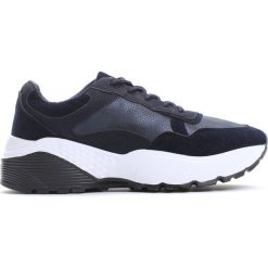 Granatowe Sneakersy Moonchild. Niebieskie sneakersy damskie vices, z materiału. Za 89,99 zł.