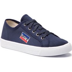 Tenisówki LEVI'S - 228719-733-17 Navy Blue. Niebieskie półbuty damskie Levi's®, bez wzorów, z gumy, bez zapięcia. W wyprzedaży za 139,00 zł.