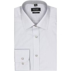 Koszula bexley 2499 długi rękaw slim fit szary. Szare koszule męskie Recman, m, z aplikacjami, z bawełny, eleganckie, z klasycznym kołnierzykiem, z długim rękawem. Za 89,99 zł.