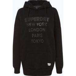 Superdry - Damska bluza nierozpinana, czarny. Czarne bluzy rozpinane damskie Superdry, l, z kapturem. Za 349,95 zł.