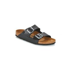 Klapki Birkenstock ARIZONA. Czarne klapki damskie Birkenstock, bez wzorów, bez obcasa. Za 329,00 zł.