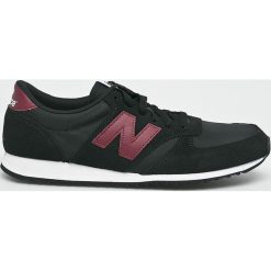 New Balance - Buty U420BLK. Czarne buty sportowe męskie marki New Balance, ze skóry, na sznurówki. W wyprzedaży za 269,90 zł.
