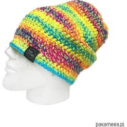 Czapka melanżowa NEOCOLOR. Brązowe czapki zimowe damskie marki Pakamera. Za 109,00 zł.