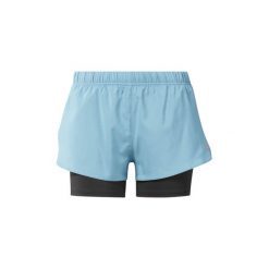 Szorty i Bermudy Reebok Sport Spodenki Running 2 w 1. Niebieskie spodenki sportowe damskie Reebok Sport, s, bez wzorów, sportowe. Za 139,00 zł.