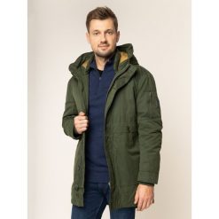 Parka Pepe Jeans Cullen PM402116. Zielone kurtki męskie Pepe Jeans, xxl, bez wzorów, z bawełny, bez kaptura. W wyprzedaży za 499,00 zł.