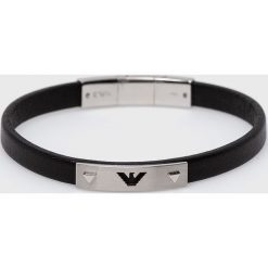 Emporio Armani - Bransoletka. Szare bransoletki męskie Emporio Armani, ze stali. Za 589,90 zł.