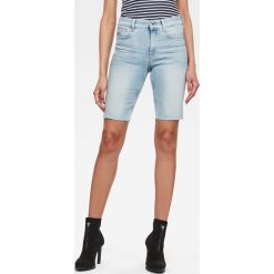 G-Star Raw - Szorty jeansowe. Niebieskie szorty damskie G-Star RAW, m, bez wzorów, z elastanu, retro, z podwyższonym stanem. Za 419,90 zł.