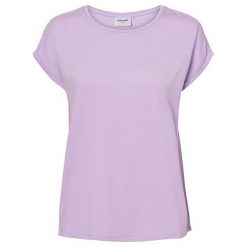 Vero Moda T-shirt damski Ava Plain Ss Top Ga Color Lavendula (rozmiar M). Koszulki damskie Vero Moda, m, bez wzorów, bez kołnierzyka. W wyprzedaży za 42,00 zł.