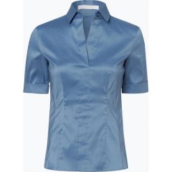 BOSS - Bluzka damska – Bashini2, niebieski. Niebieskie bluzki damskie marki Boss, bez wzorów, bez kołnierzyka, bez rękawów. Za 549,95 zł.