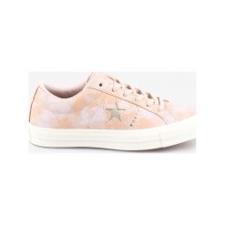 Converse One Star Tenisówki Różowy Beżowy. Różowe trampki i tenisówki damskie Converse, bez wzorów, z materiału, bez zapięcia. Za 447,95 zł.