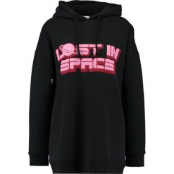 Bluzy damskie: Envii COSMIC LONGSLEEVE HOODIE Bluza black