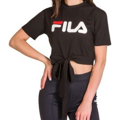 FILA ROXY BELTED TOP > 681926-002. Koszulki damskie Fila, l, bez wzorów, z elastanu, klasyczne, z okrągłym kołnierzem, z krótkim rękawem. W wyprzedaży za 129,99 zł.