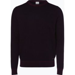 Bugatti - Sweter męski, czerwony. Czerwone swetry męskie Bugatti, m, bez wzorów, z wełny, bez kołnierzyka, bez kaptura. Za 299,95 zł.