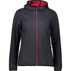 Kurtka softshellowa w kolorze antracytowym. Szare kurtki sportowe damskie CMP Women, s, bez wzorów, z tkaniny, bez kaptura. W wyprzedaży za 215,95 zł.