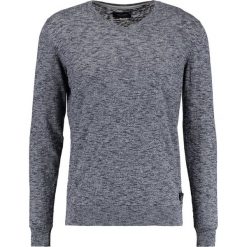 Swetry klasyczne męskie: Teddy Smith PASKO Sweter navy chine