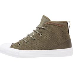 Converse CHUCK TAYLOR ALL STAR SYDE STREET TRI COLOR MESH MID Tenisówki i Trampki wysokie medium olive/terra red/black. Zielone tenisówki damskie marki Converse, z materiału. W wyprzedaży za 239,25 zł.