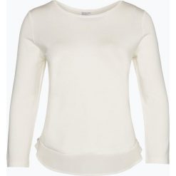T-shirty damskie: Margittes – Damska koszulka z długim rękawem z jedwabnym obszyciem, beżowy