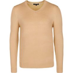 Swetry klasyczne męskie: Sweter w kolorze beżowym