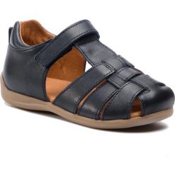 Sandały FRODDO - G2150093 D Dark Blue. Niebieskie sandały dziewczęce Froddo, ze skóry, bez zapięcia. W wyprzedaży za 179,00 zł.
