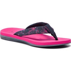 Japonki KAPPA - Halulu 241757 Pink/Navy 2267. Niebieskie klapki damskie Kappa, bez wzorów, z tworzywa sztucznego, bez obcasa. W wyprzedaży za 59,00 zł.