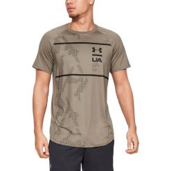Under Armour MK-1 Koszulka Brązowy. Pomarańczowe podkoszulki męskie Under Armour, xl, z nadrukiem, z elastanu, z krótkim rękawem. Za 188,95 zł.