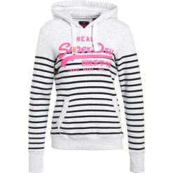 Bluzy damskie: Superdry VINTAGE LOGO STRIPE Bluza z kapturem ice marl/eclipse navy