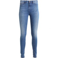 Jeansy damskie: Denham NEEDLE Jeans Skinny Fit blue denim
