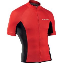Northwave koszulka rowerowa męska Force Jersey Short Sleeves XXL Red. Czerwone koszulki męskie Northwave, xxl, bez wzorów, z jersey, z klasycznym kołnierzykiem, bez rękawów. Za 199,00 zł.