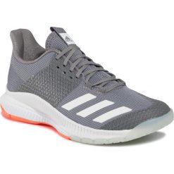Buty adidas - Crazyflight Bounce 3 EH0856 Grethr/Ftwwht/Sigsor. Szare buty sportowe damskie Adidas, bez wzorów, z tworzywa sztucznego, sportowe, na fitness i siłownię. Za 399,00 zł.