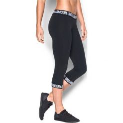 Spodnie sportowe damskie: Under Armour Spodnie damskie Favourite Wordmark czarne r. XS (1287130001)