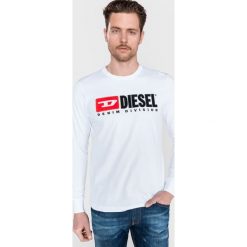 Diesel Just Koszulka Biały. Białe podkoszulki męskie Diesel, xxl, z haftami, z bawełny, z długim rękawem. Za 309,95 zł.