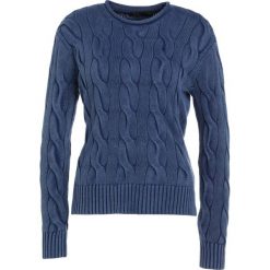 Swetry klasyczne damskie: Polo Ralph Lauren BOXY LONG SLEEVE Sweter indigo