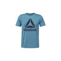 T-shirty i Koszulki polo Reebok Sport Koszulka WOR Graphic Tech. Niebieskie koszulki męskie Reebok Sport, s, bez wzorów, sportowe, bez rękawów. Za 99,95 zł.