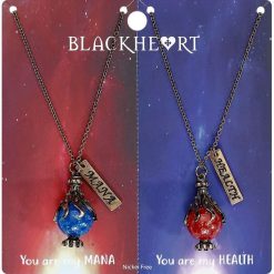 Blackheart Mana and Health Necklace Naszyjnik wielokolorowy. Szare naszyjniki damskie marki Blackheart. Za 62,90 zł.