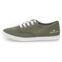 Tom Tailor Tenisówki Damskie 38 Khaki. Brązowe tenisówki damskie marki Tom Tailor, na sznurówki. W wyprzedaży za 93,00 zł.