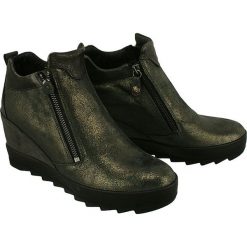 IGI&CO 6786 2/00 DEI1 scamosc.nuv.met/antracite, botki damskie. Koturny damskie IGI&CO, ze skóry, bez obcasa, na koturnie, na zamek. Za 429,90 zł.