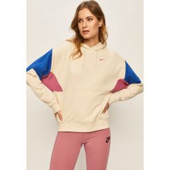 Nike Sportswear - Bluza. Pomarańczowe bluzy damskie Nike Sportswear, s, bez wzorów, z elastanu, bez rękawów, z kapturem. Za 249,90 zł.