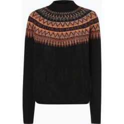 Review - Sweter damski, szary. Szare swetry klasyczne damskie marki Review, l, z tkaniny, z okrągłym kołnierzem. Za 179,95 zł.