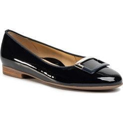 Baleriny ARA - 12-31332-09 Blau. Niebieskie baleriny damskie ara, bez wzorów, ze skóry, bez obcasa. Za 329,00 zł.